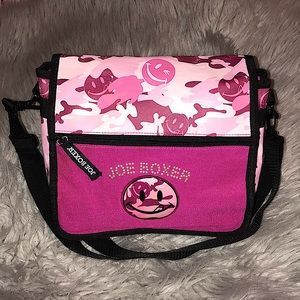 Original 1990’s VINTAGE PINK CAMOUFLAGE JOE BOXER BAG/PURSE